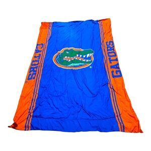 University Of Florida UF Gators Twin Comforter Blanket  Blue & Orange Fan Gear